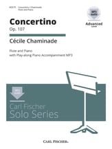 CONCERTINO OP 107 FLUTE/CD cover